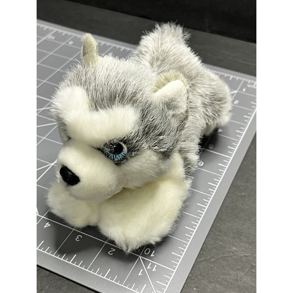 Aurora World Plush Stuffed HUSKY PUPPY DOG Stuffed Animal Toy 9”